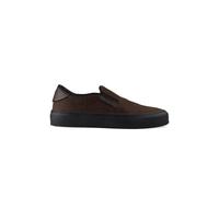 Moncler - Monclub Leather Baskets - Homme - Chaussures - Brun - Taille: 41 1/2 EU