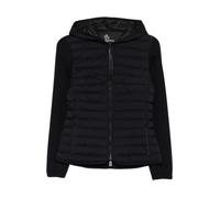 Moncler - Padded Hooded Cardigan - Femme - Vestes - Noir - Taille: 40 FR