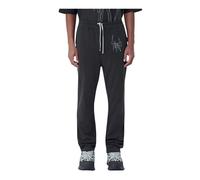 Moncler - Pantalon à cordon de serrage et taille élastiquée - Homme - Pantalons - Gris - Taille: M