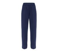 Moncler - Pantalon avec couture latérale - Femme - Pantalons - Bleu - Taille: 38 FR