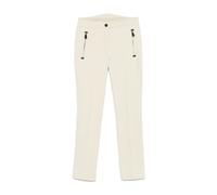 Moncler - Pantalon Blanc Grenoble Coupe Slim - Femme - Pantalons - Beige - Taille: 40 FR