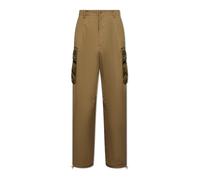 Moncler - Pantalon Cargo Droit à Écusson Logo - Homme - Pantalons - Vert - Taille: L