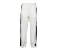Moncler - Pantalon de jogging avec logo et taille élastique - Femme - Pantalons - Blanc - Taille: 34 FR