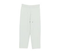 Moncler - Pantalon de jogging court en laine et cachemire mélangés - Femme - Pantalons - Vert - Taille: 38 FR