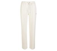Moncler - Pantalon de survêtement ample en coton - Femme - Pantalons - Blanc - Taille: 40 FR
