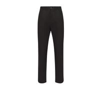 Moncler - Pantalon droit en toile de coton brodée logo - Homme - Pantalons - Noir - Taille: S
