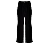 Moncler - Pantalon droit en velours côtelé à taille élastiquée - Homme - Pantalons - Noir - Taille: L