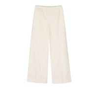 Moncler - Pantalon Large Court - Femme - Pantalons - Blanc - Taille: 34 FR