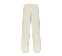 Moncler - Pantalon large - Femme - Pantalons - Beige - Taille: 42 FR