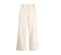 Moncler - Pantalon Large - Femme - Pantalons - Blanc - Taille: 36 FR