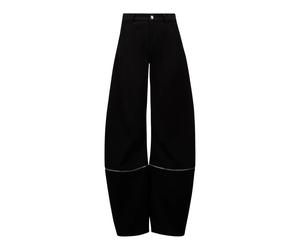 Moncler - Pantalon Large - Homme - Pantalons - Noir - Taille: 3XS