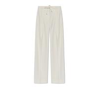 Moncler - Pantalon plissé - Femme - Pantalons - Beige - Taille: 40 FR