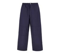 Moncler, Homme, Pantalons, Bleu, Taille: M Pantalon en gabardine de coton