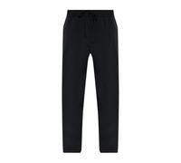 Moncler - Pantalons With Logo Patch - Homme - Pantalons - Noir - Taille: XL