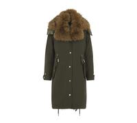 Moncler - Parka Longue Halicte - Femme - Manteaux - Vert - Taille: 40 FR