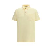 Moncler - Polo à Manches Courtes avec Poche - Homme - Tops - Jaune - Taille: S