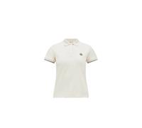 Moncler - Polo à patch logo - Femme - Tops - Beige - Taille: 38 FR