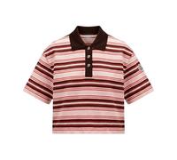 Moncler - Polo à rayures - Homme - Tops - Rose - Taille: XS
