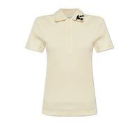 Moncler - Polo avec applications - Femme - Tops - Beige - Taille: 36 FR