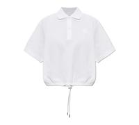 Moncler - Polo à Manches Courtes - Femme - Tops - Blanc - Taille: 38 FR