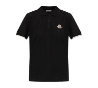 Moncler - Polo avec écusson logo - Femme - Tops - Noir - Taille: 44 FR