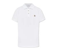 Moncler - Polo Avec Écusson Logo - Homme - Tops - Blanc - Taille: M