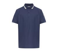 Moncler - Polo avec écusson logo - Homme - Tops - Bleu - Taille: S