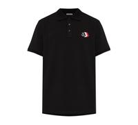 Moncler - Polo avec écusson logo - Homme - Tops - Noir - Taille: L