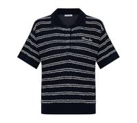 Moncler - Polo avec Logo Brodé - Femme - Tops - Bleu - Taille: 40 FR