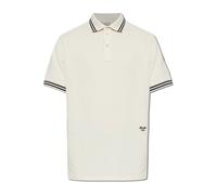 Moncler - Polo avec logo brodé - Homme - Tops - Beige - Taille: XL