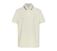 Moncler - Polo Avec Patch Logo - Homme - Tops - Beige - Taille: S