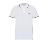 Moncler - Polo en coton - Homme - Tops - Blanc - Taille: XL