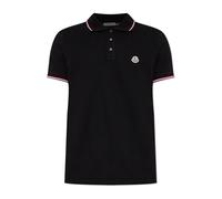Moncler - Polo en coton - Homme - Tops - Noir - Taille: XL