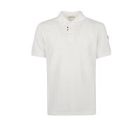 Moncler - Polo Manches Courtes avec Logo - Homme - Tops - Blanc - Taille: L