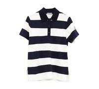 Moncler - Polo rayé à manches courtes - Homme - Tops - Blanc - Taille: S