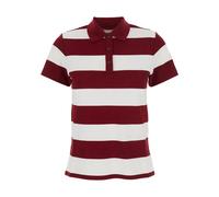 Moncler - Polo Rayé - Femme - Tops - Rouge - Taille: 42 FR
