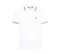 Moncler - Polo SS - Homme - Tops - Blanc - Taille: M