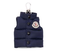 Moncler - Porte-clés garni de duvet - Homme - Accessoires - Bleu - Taille: ONE Size