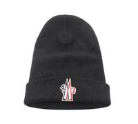 Moncler Pre-owned - Bonnet en laine Grenoble Pre-owned - Homme - Pre-owned - Noir - Taille: ONE Size