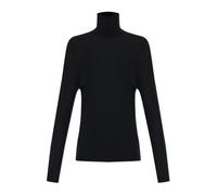 Moncler - Pull à col roulé en laine - Femme - Pulls - Noir - Taille: 38 FR