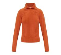 Moncler - Pull avec col - Femme - Pulls - Orange - Taille: 40 FR