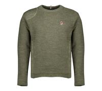 Moncler - Pull Col Rond en Laine - Homme - Pulls - Vert - Taille: S