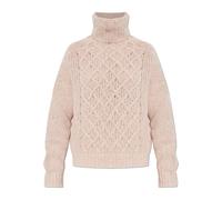 Moncler - Pull col roulé en maille alpaga - Femme - Pulls - Rose - Taille: 36 FR
