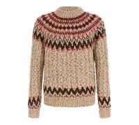 Moncler - Pull en Maille Jacquard Mélange Laine - Homme - Pulls - Multicolore - Taille: M