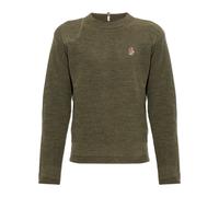Moncler - Pull col rond en laine - Homme - Pulls - Gris - Taille: M