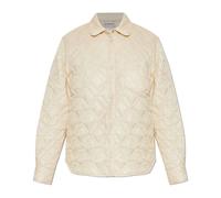 Moncler - Quilted Shirt - Femme - Vestes - Beige - Taille: 36 FR