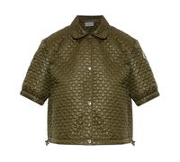 Moncler - Quilted Shirt - Femme - Vestes - Vert - Taille: 38 FR