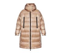 Moncler - Rochelairs Long Down Jacket - Femme - Manteaux - Beige - Taille: 40 FR