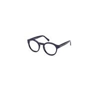 Moncler - Round Optical Frame - unisex - Accessoires - Bleu - Taille: 49 MM