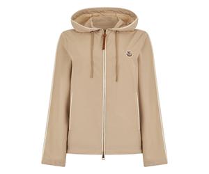 Moncler - Sarracenia Hooded Jacket - Femme - Vestes - Beige - Taille: 42 FR
